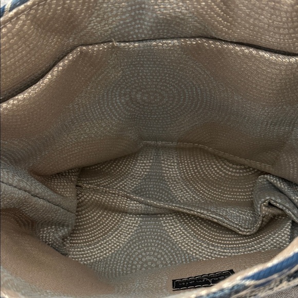 Sacamain Floral Blue and Green Women's Bag - Picture 7 of 9